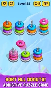 甜甜圈圈堆栈(Donut Hoop Stack)官方版(1)