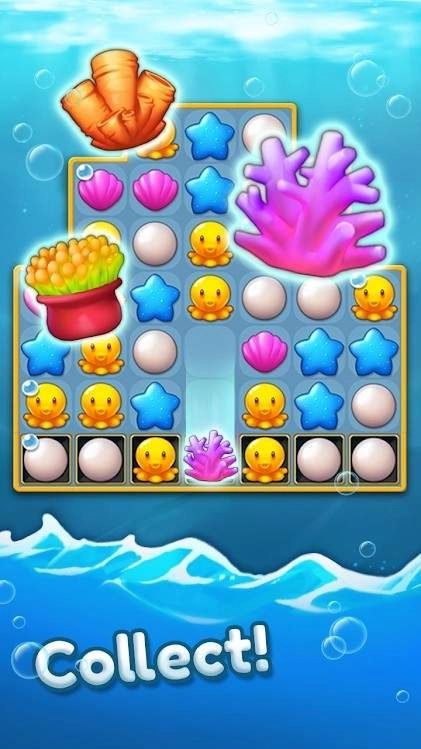 海洋之友三消之谜(Ocean Friends : Match 3 Puzzle)游戏官方版(3)