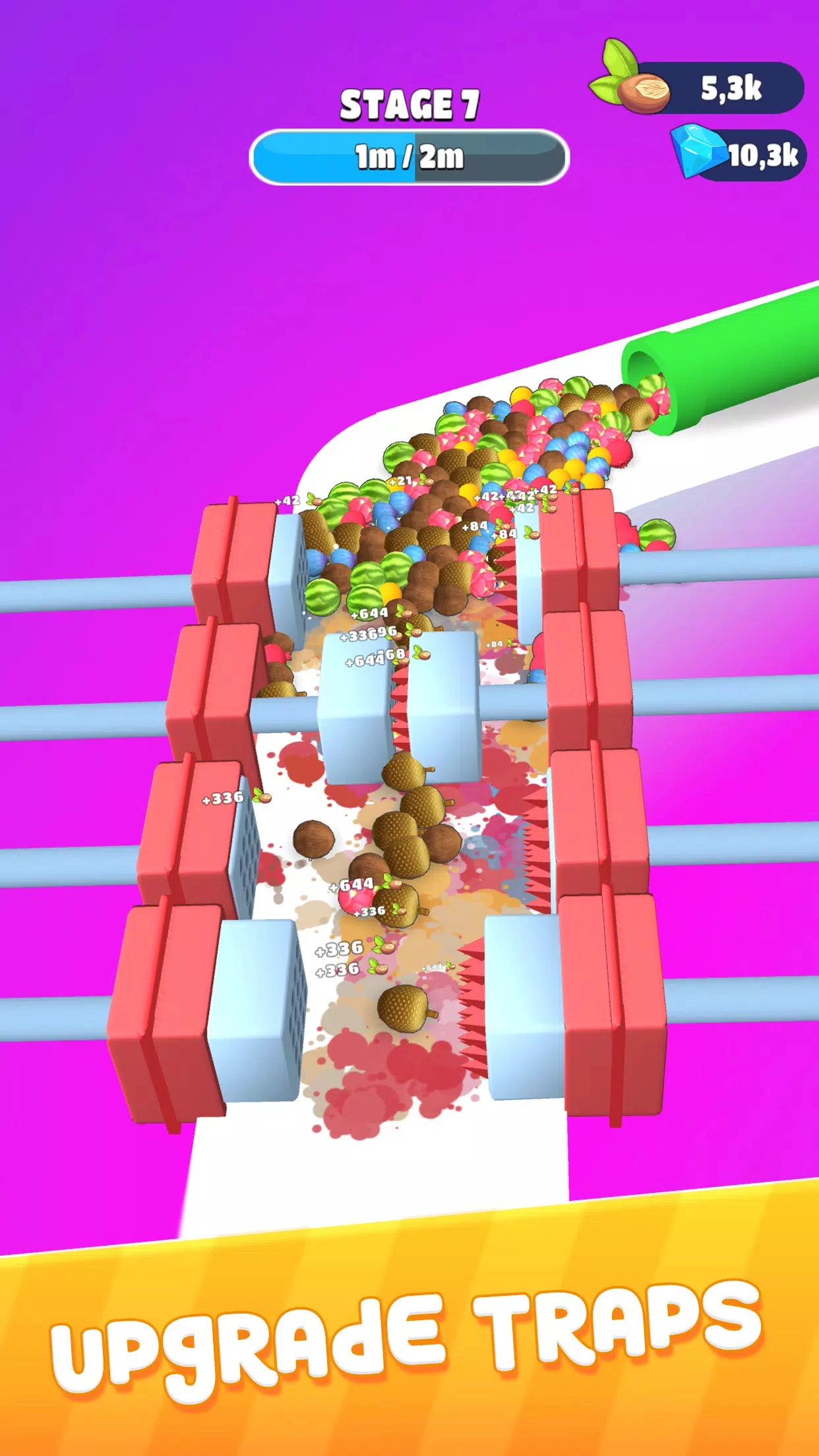 陷阱水果切片和鱿鱼(Trap Fruit: Slice & Squish)安卓免费版(3)