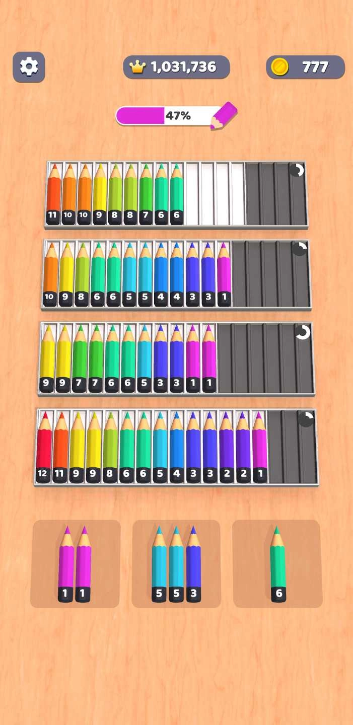 铅笔排序3D(Pencil Sort 3D)游戏官方版(3)