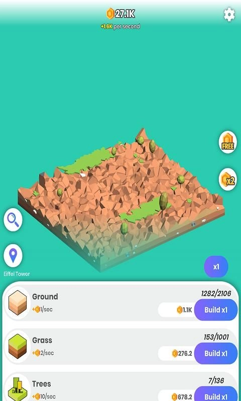 闲置建造世界著名建筑(Idle Landmarks)游戏纯净最新版