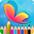 蝴蝶涂色书(Butterfly Coloring)