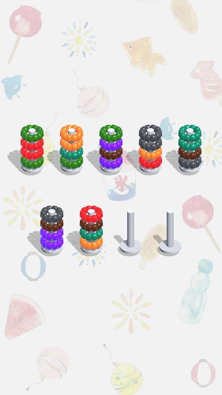 圈圈颜色排序(Sort Color Hoop)手机版(3)