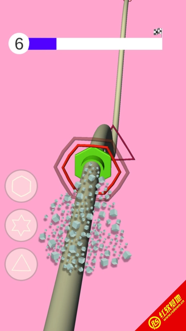 多边形切割机游戏绿色版