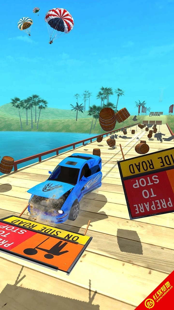 坡道斜坡跳车(Crash - Car Jump)手机免费版(1)