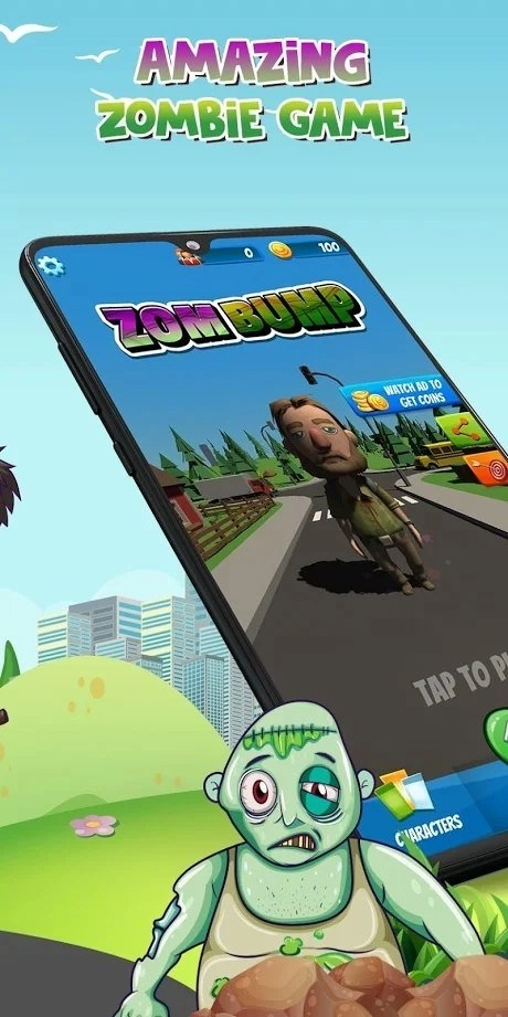 僵尸撞击僵尸无尽奔跑者(Zombump)游戏官方版图4
