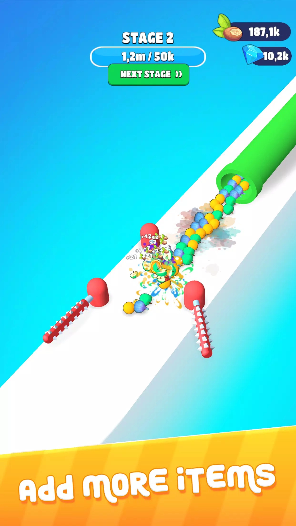 陷阱水果切片和鱿鱼(Trap Fruit: Slice & Squish)安卓免费版(2)