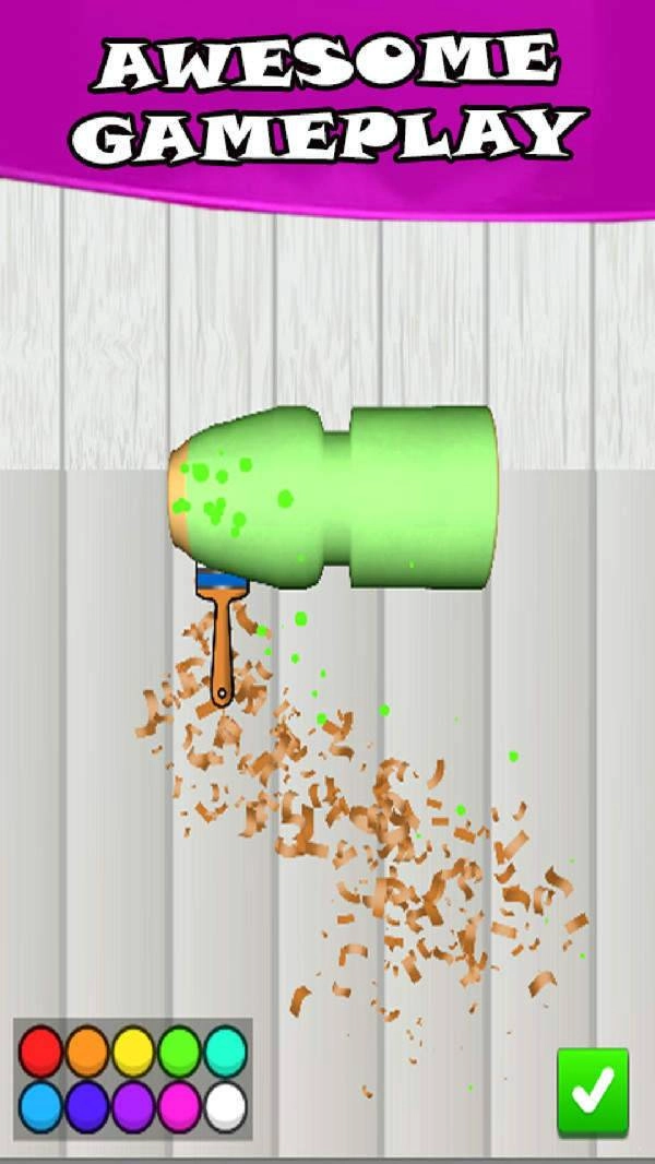 木材工艺切割游戏无广告版(2)