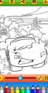 着色闪电车(Coloring Lightning Cars)手机正版(3)