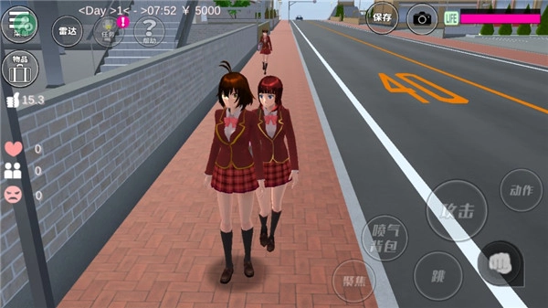 樱花校园模拟器无广告(SAKURA SchoolSimulator)游戏绿色版图2