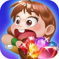 闪闪发光的宝石拼图(Sparkling Jewel Puzzle)游戏纯净最新版