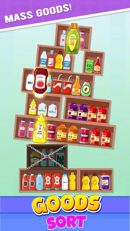 商品分类匹配货物(Goods Sort Games - Match Goods)无广告版(1)