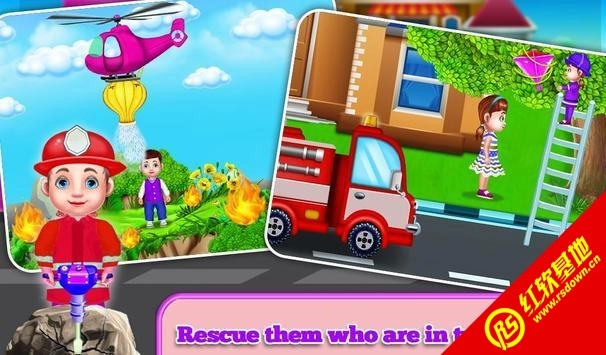 趣味消防员救人(Rescue People From Firehouse Fun)手游免费版(1)