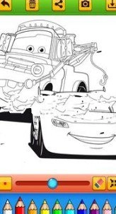 着色闪电车(Coloring Lightning Cars)手机正版(1)