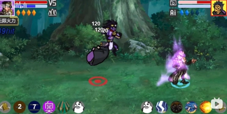 像素火影红面具手机版图1