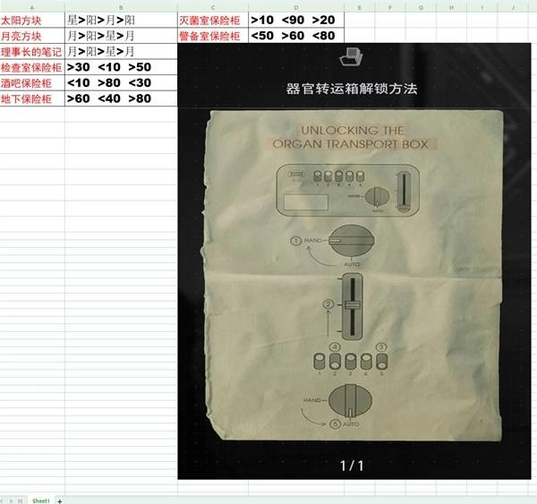 生化危机9保险箱密码揭秘
