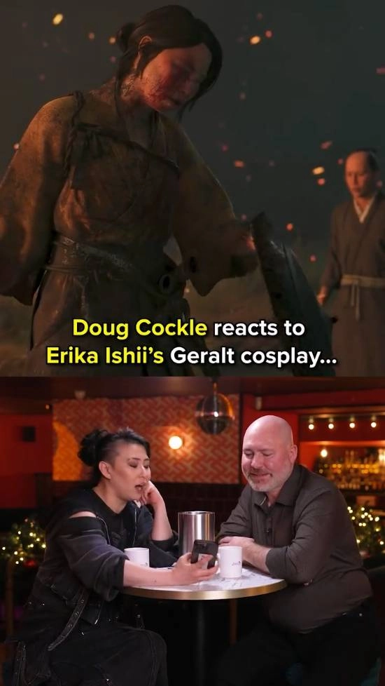 浪人杰洛特COS由《羊蹄山》女主演绎，配音老哥的情绪价值简直爆棚