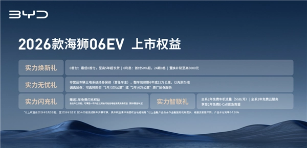比亚迪新款海狮06EV上市，起售价15.99万，拥有710km纯电续航与闪充技术