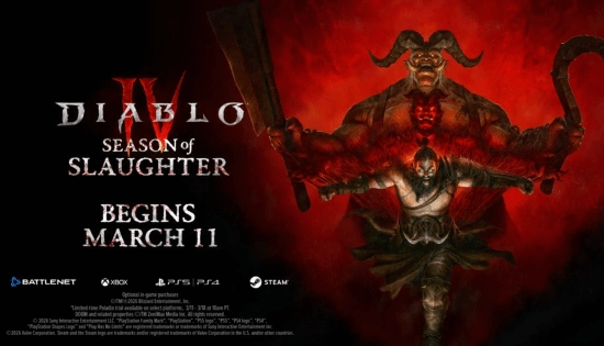 《暗黑破坏神4》和《毁灭战士：黑暗时代》开启联动！恶魔见了都得吓得发抖