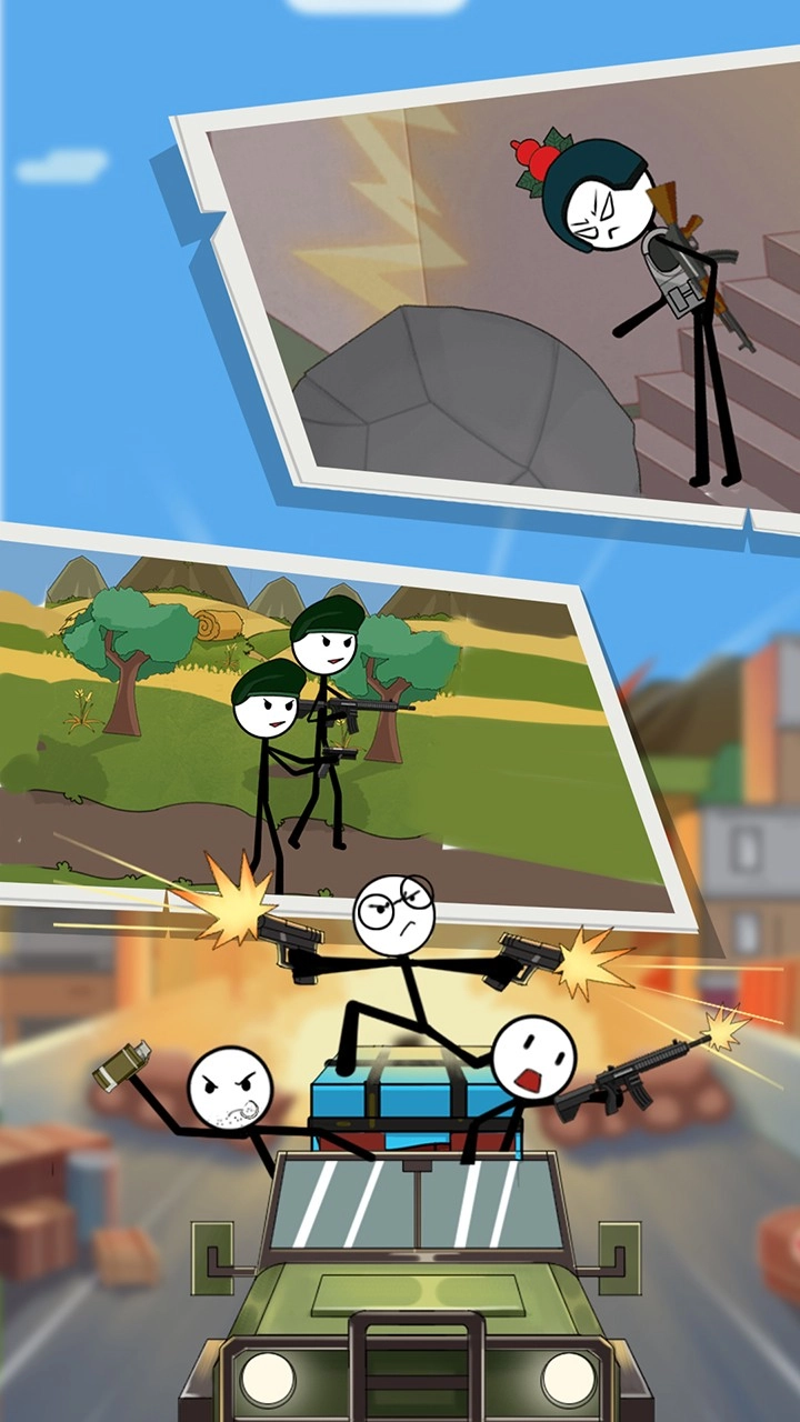 火柴人吃鸡日记游戏官方最新版图2