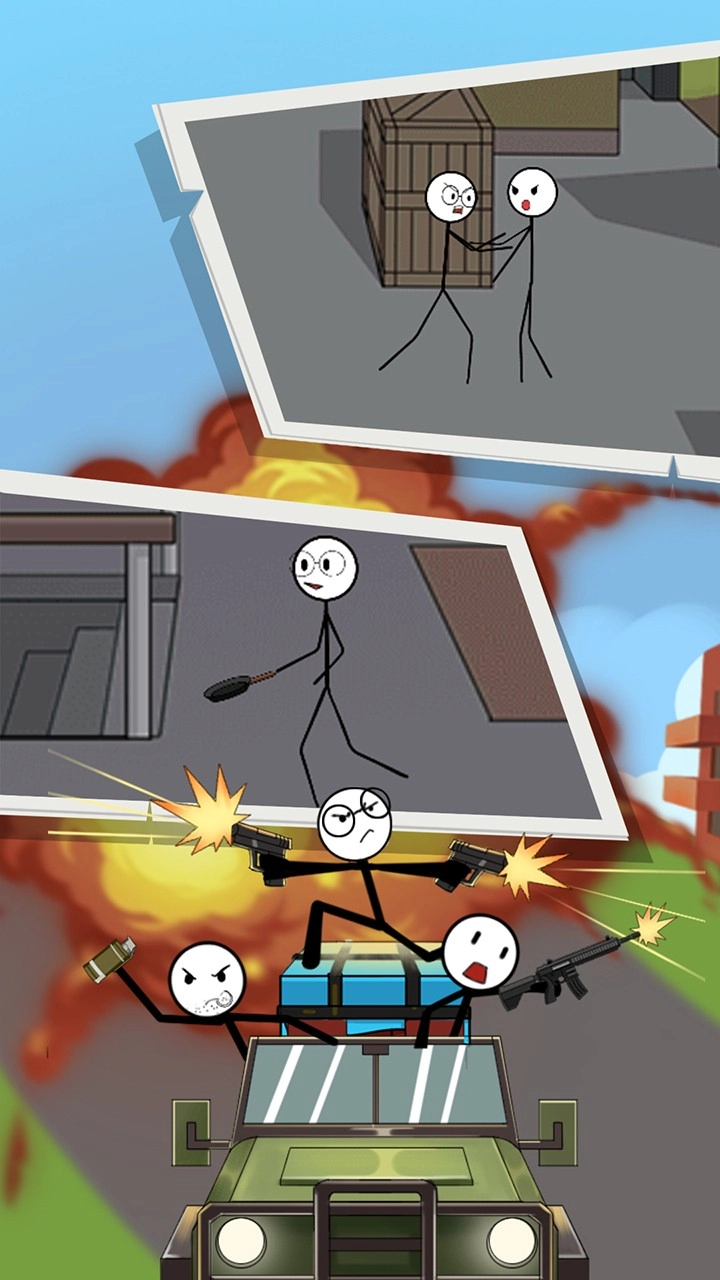 火柴人吃鸡日记游戏官方最新版图3