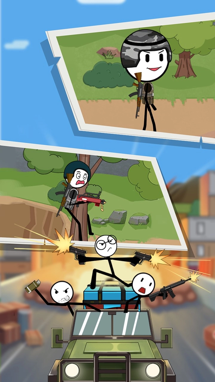 火柴人吃鸡日记游戏官方最新版图4