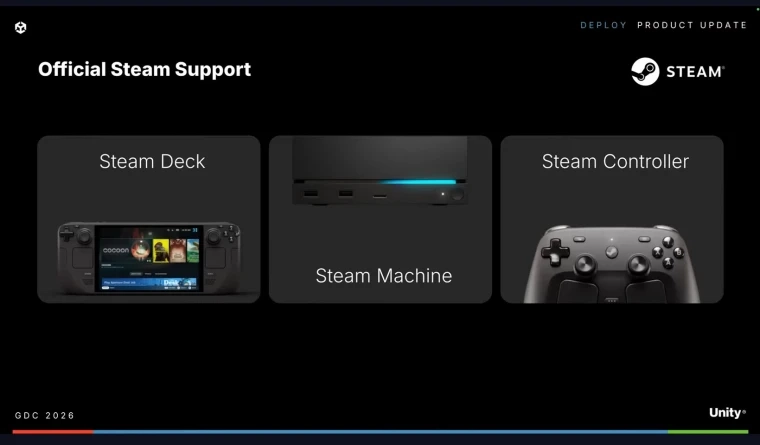 现在才宣布？Unity将原生支持Steam全平台