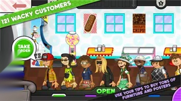 老爹甜甜圈店手游版图1