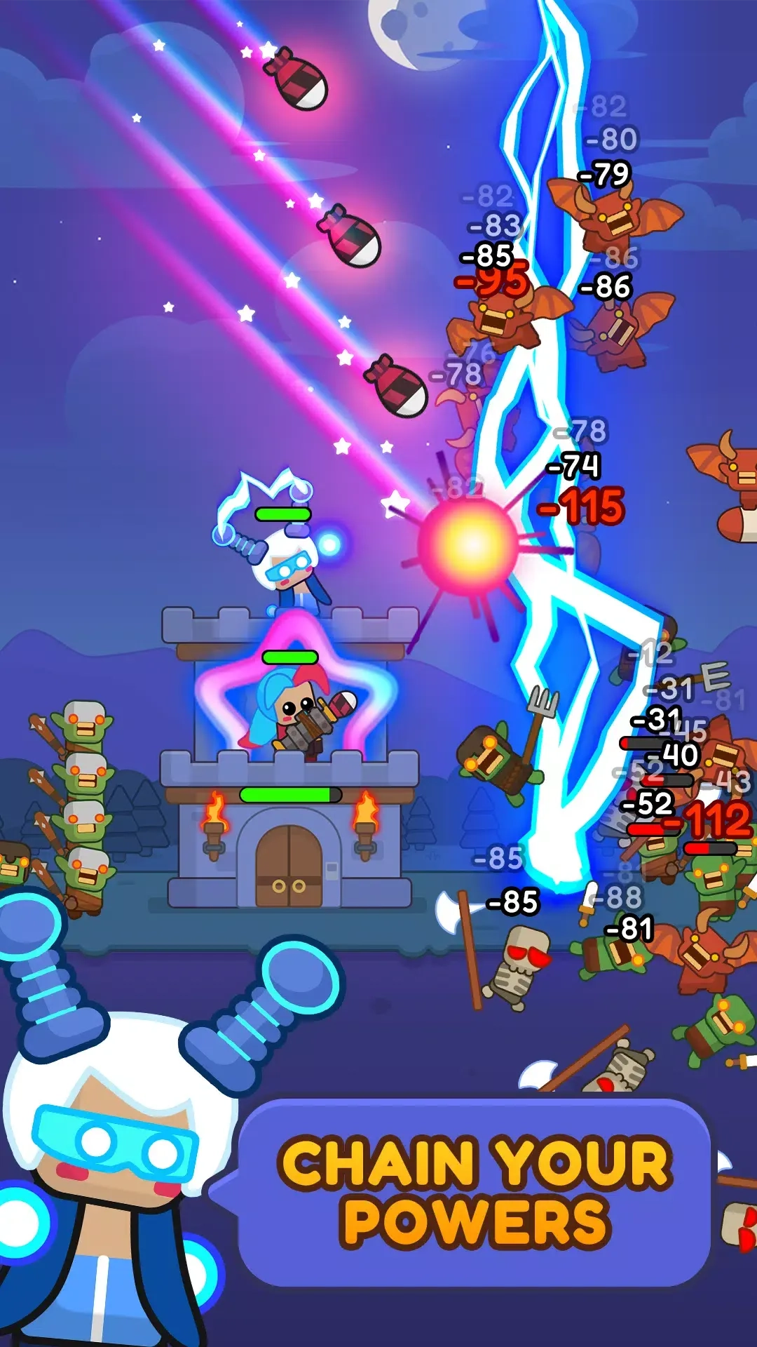 夜色尖塔塔防官方最新版图1