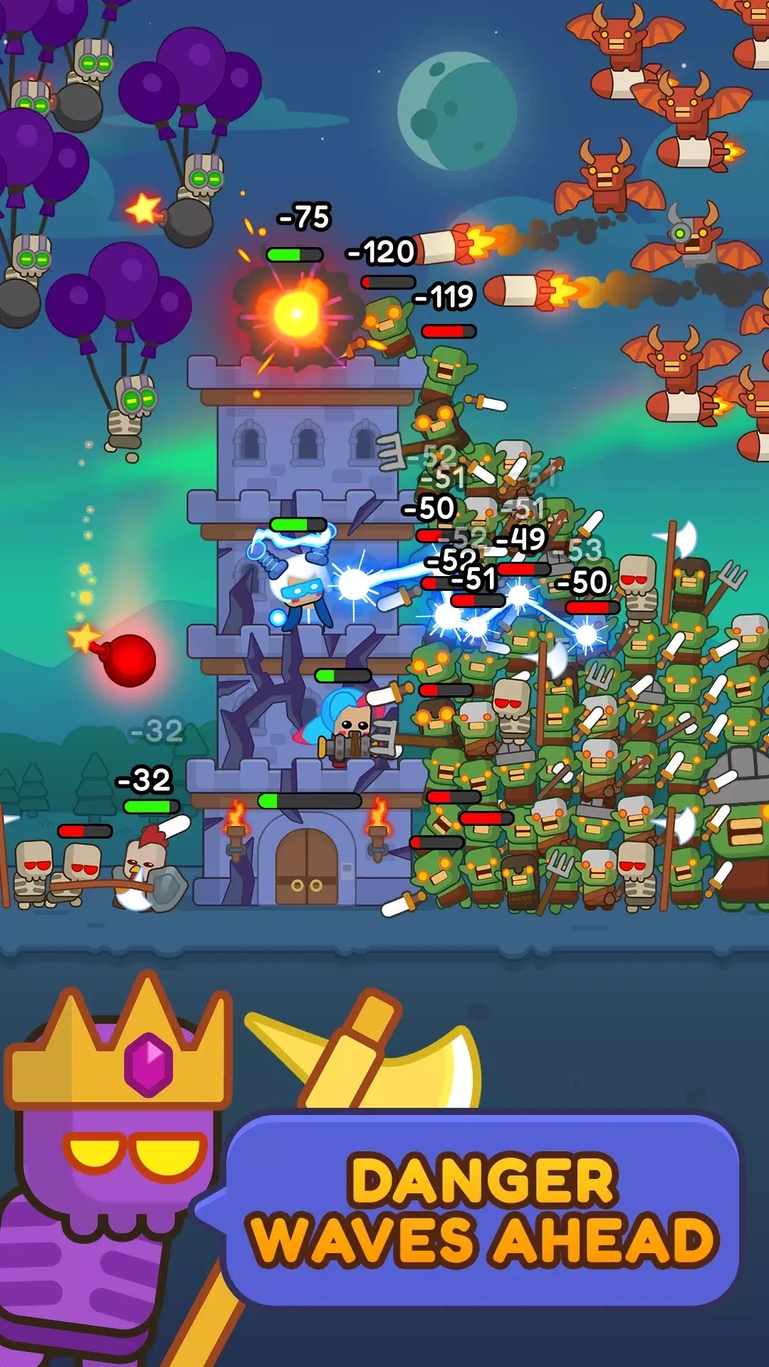 夜色尖塔塔防官方最新版图4