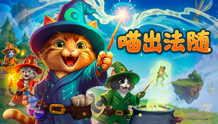 声控魔法喵驾到！多人协作新游戏《喵出法随》公开测试招募正式启动！