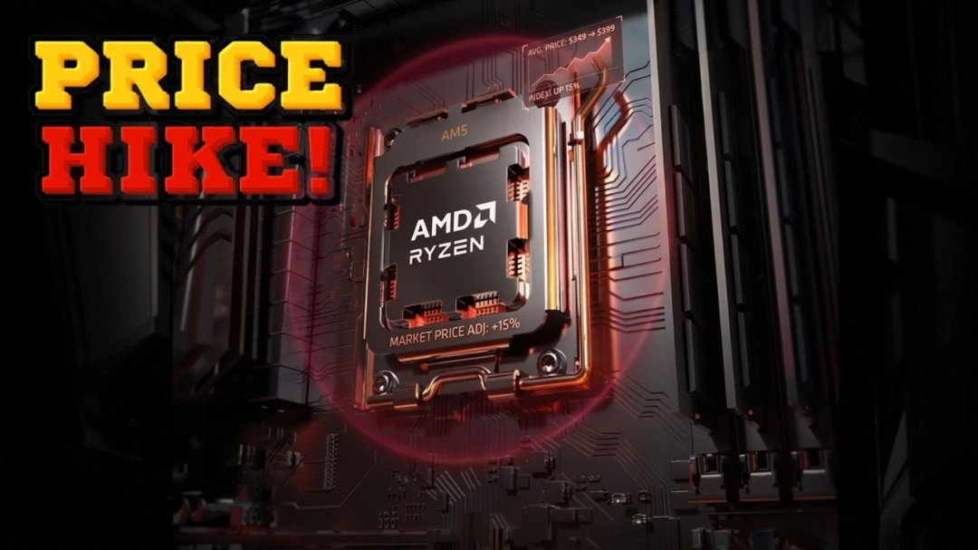 AMD将自4月起对CPU产品实施15%的价格上调，幅度较大