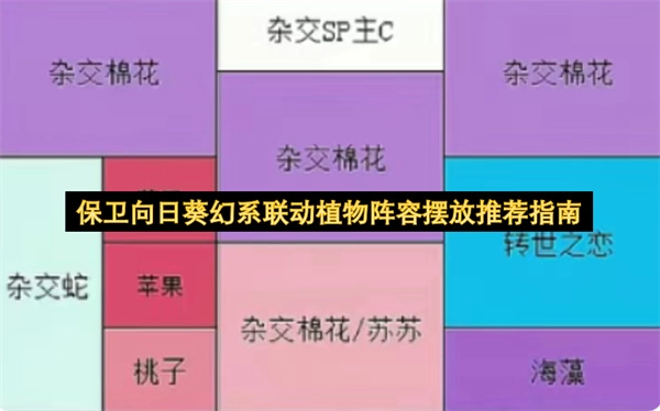 幻系联动植物阵容保卫向日葵摆放攻略