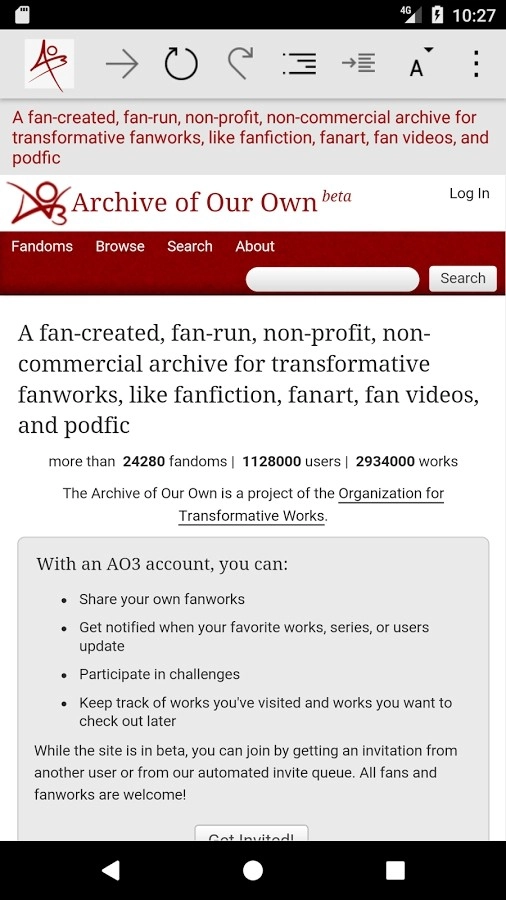 Ao3中文版截图3