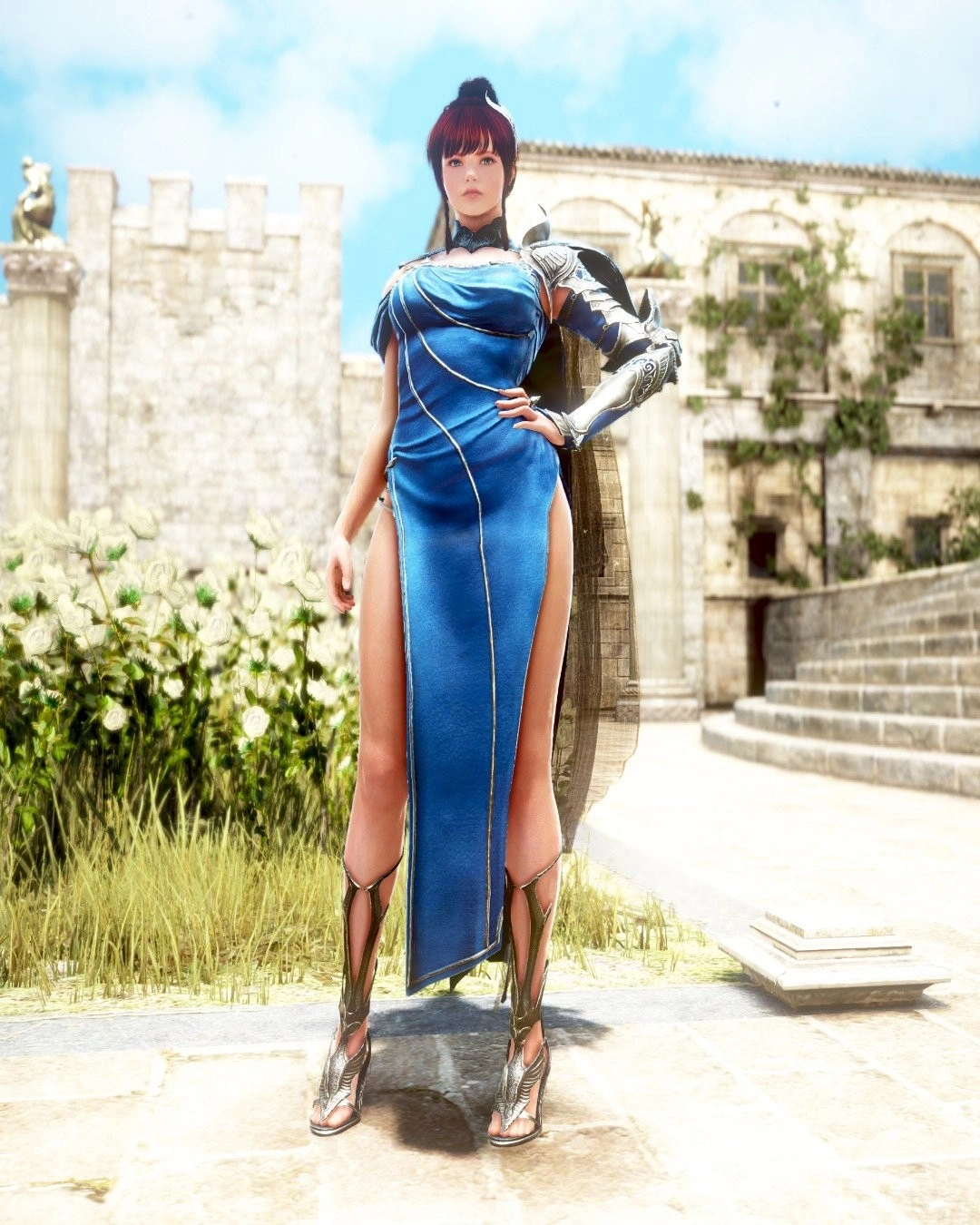 还是熟悉的感觉！《黑色沙漠》碧空高叉新服饰秀出性感美腿