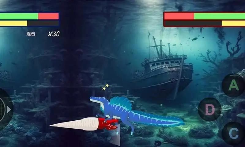 巨齿鲨与海怪搏斗手游直装版图2