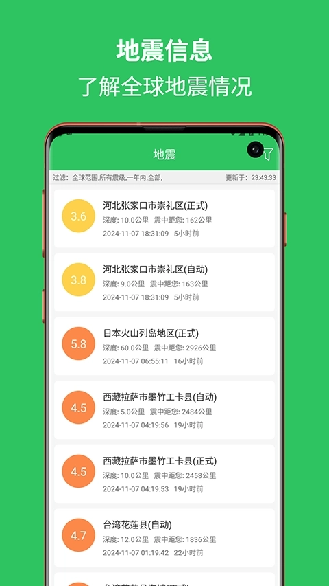 地震预警助手免费版图2