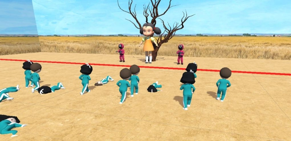 鱿鱼红绿灯游戏正版图2