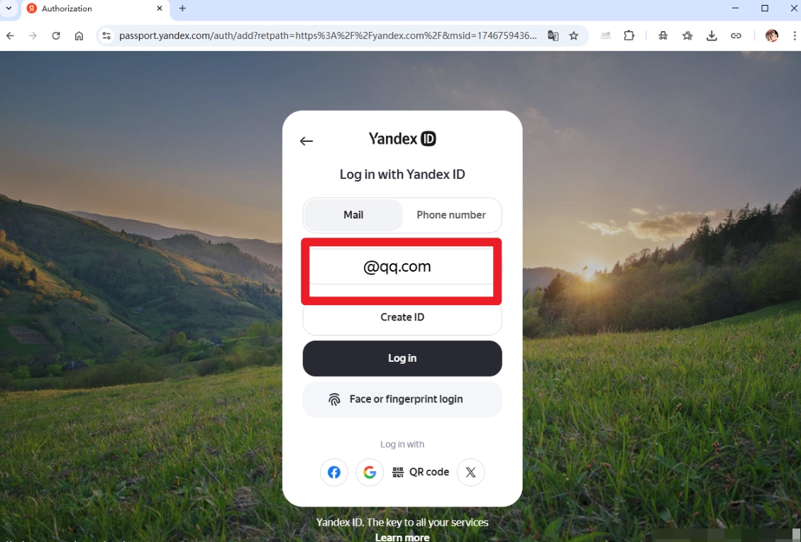 如何注册Yandex的账号