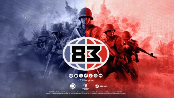 《'83》将于4月23日开启抢先体验，这是一款40vs40的团队战术FPS游戏