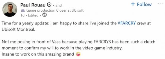 《孤岛惊魂7》新动态 开发已进入后期阶段！