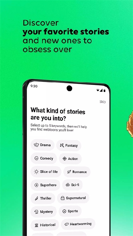 Naver Webtoon安卓版截图3