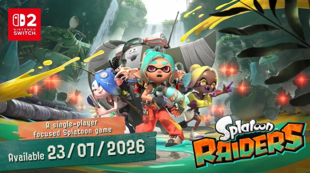 Switch2独占新作《斯普拉遁：涂击队》，官方已宣布具体发售日期！