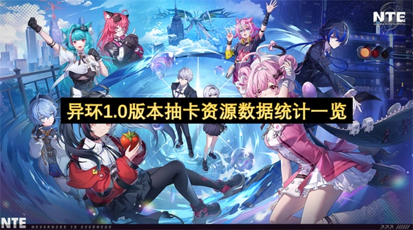 异环1.0版本抽卡资源数据统计清单