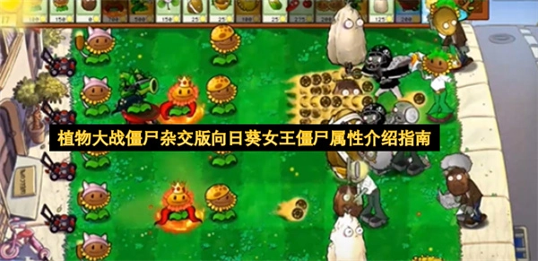 植物大战僵尸杂交版向日葵女王僵尸属性全解析