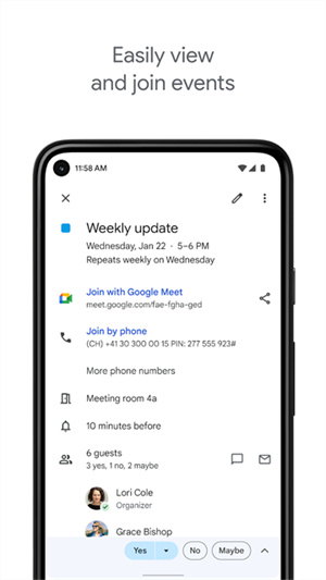google日历原版