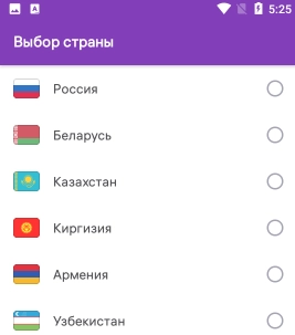 选择对应国家的语言选项