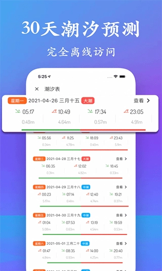 潮汐表实时查询官方正版图3