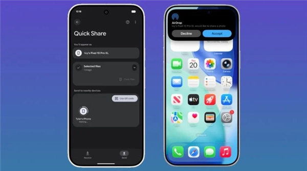 安卓iOS正式打通壁垒：小米、vivo、三星等支持和iPhone隔空投送功能