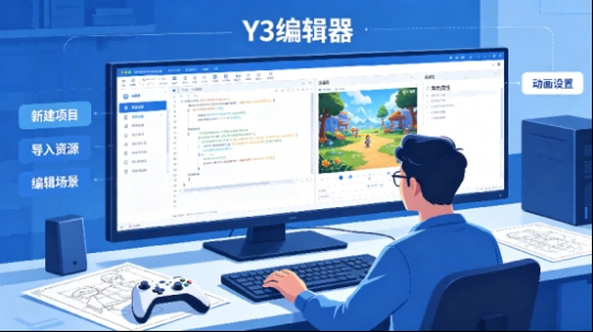 网易Y3编辑器全链路AI功能上线：实现游戏开发从&ldquo;能做出游戏&rdquo;到&ldquo;低成本产出爆款游戏&rdquo;的跨越！